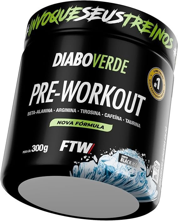 FTW-Pre-Treino-Diabo-Verde-em-Po-com-Cafeina-Aminoacidos-Beta‑Alanina-e-Arginina-para-Treinos-e-Atividades-Fisicas-Pote-300-g-Black-Ice.jpg FTW Pré-Treino Diabo Verde em Pó com Cafeína, Aminoácidos Beta‑Alanina e Arginina para Treinos e Atividades Físicas - Pote 300 g (Black Ice) - Imagem 1